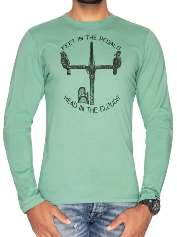 Feet In The Pedals Long Sleeve T Shirt