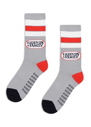 FRIENDS & FAMILY SOCKS (GRAY)