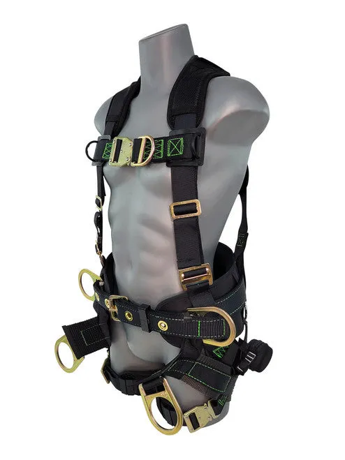 Frontline 350TWQC Patriot Tower Climbing Harness with Seat Sling, Airflo and Quick Connect Buckles - Made in USA 2XL