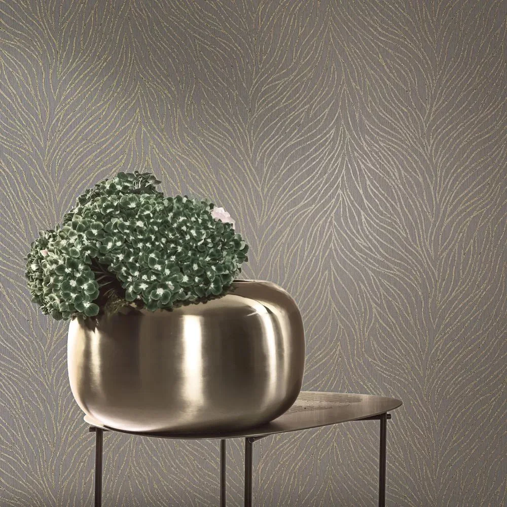 Galerie Trailing Lines Wallpaper Slate 58429