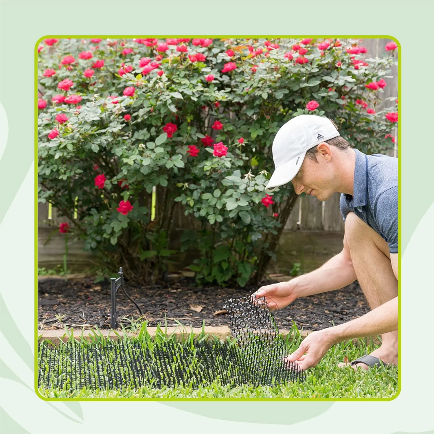 Garden Cat Scare Mats - Anti-Digging Cat And Dog Prickle Strips - Dog And Cat Repellent