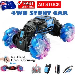 Gesture Control RC Stunt Car, Double-Side Driving, Night Light