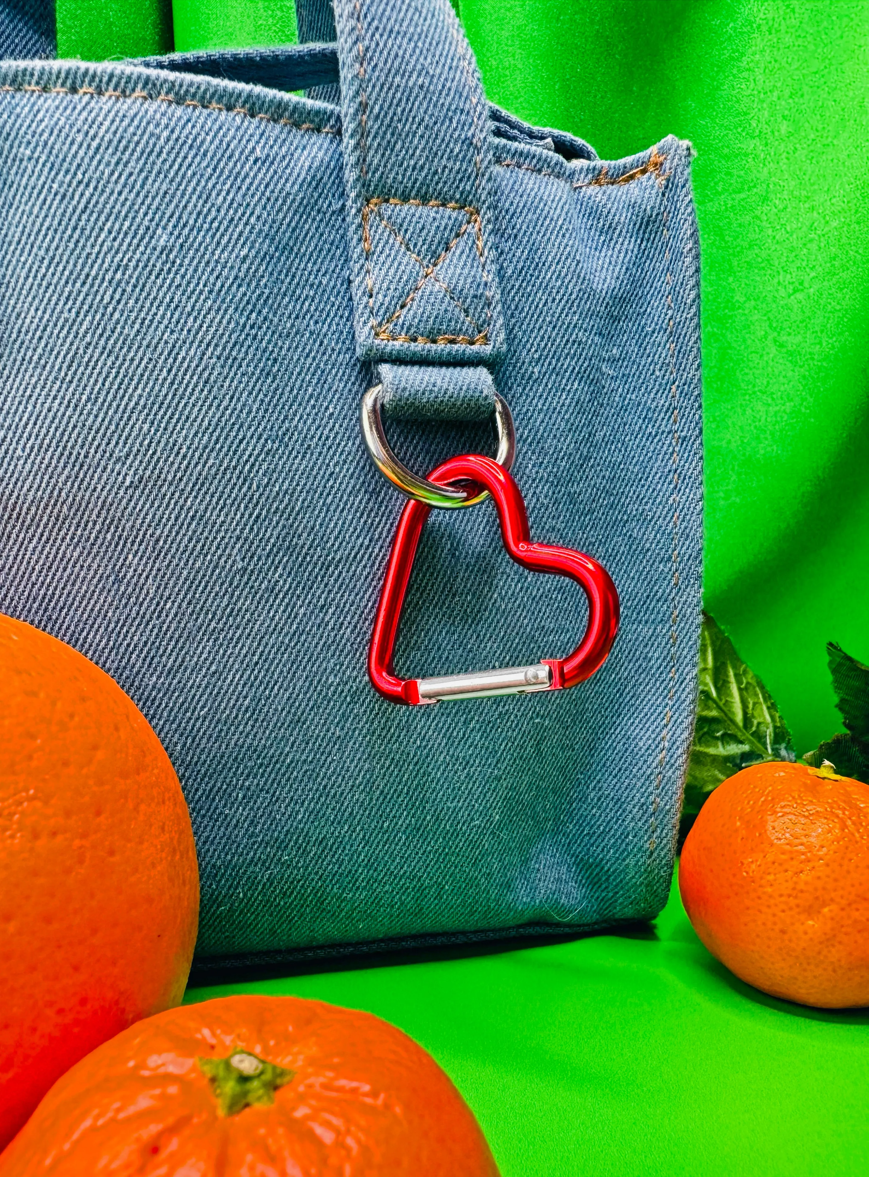 Heart Carabiner- Red