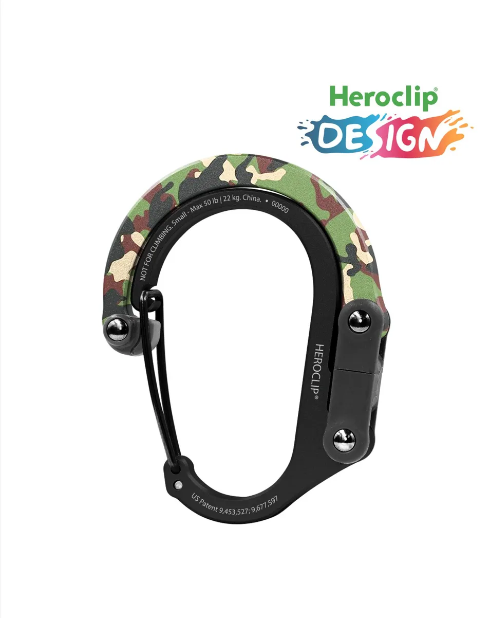 Heroclip Small Carabiner/Hanger - Supports up to 50 lbs