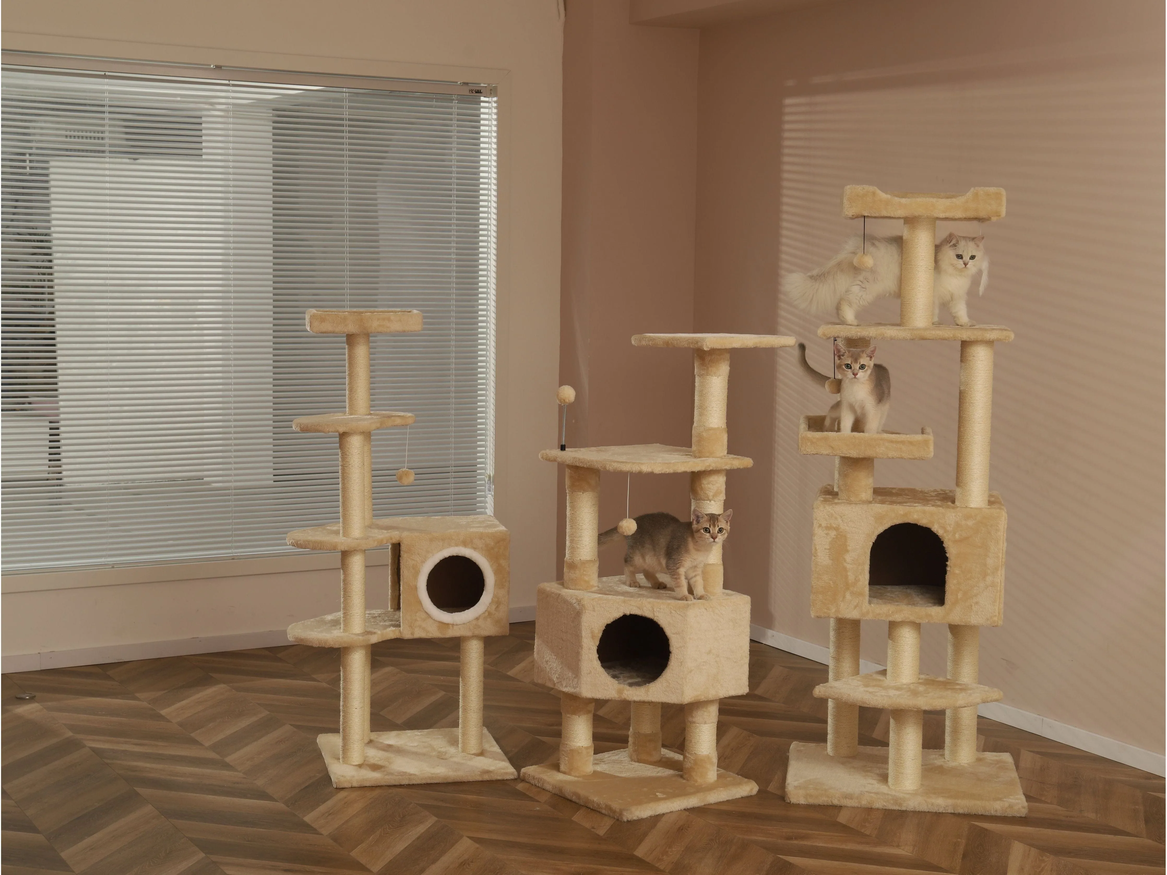 HOOPET Pet Multi-tier Climbing Frame with Nest