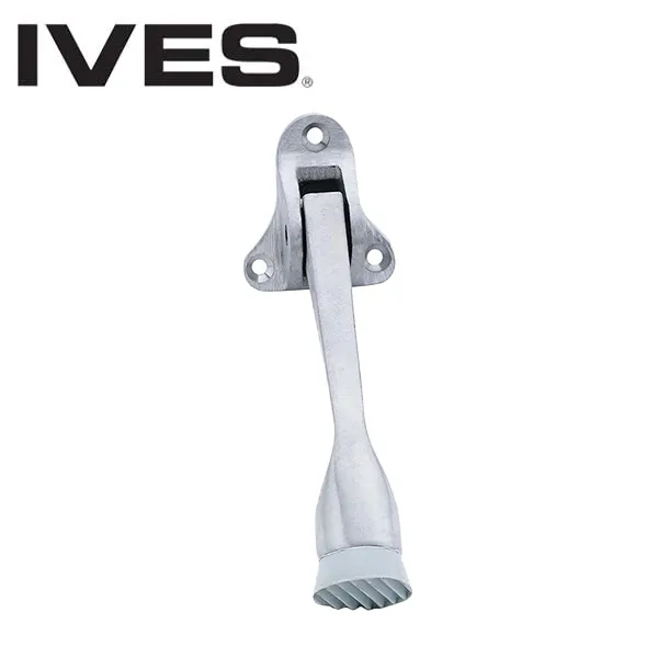 IVES - FS455 - Kick Down Door Holder - 4" - Satin Chrome