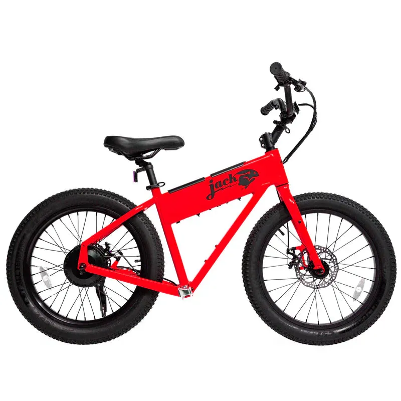 JackRabbit XG - Lightweight & Compact XL Micro eBike - Red