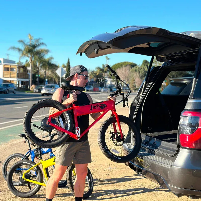 JackRabbit XG - Lightweight & Compact XL Micro eBike - Red