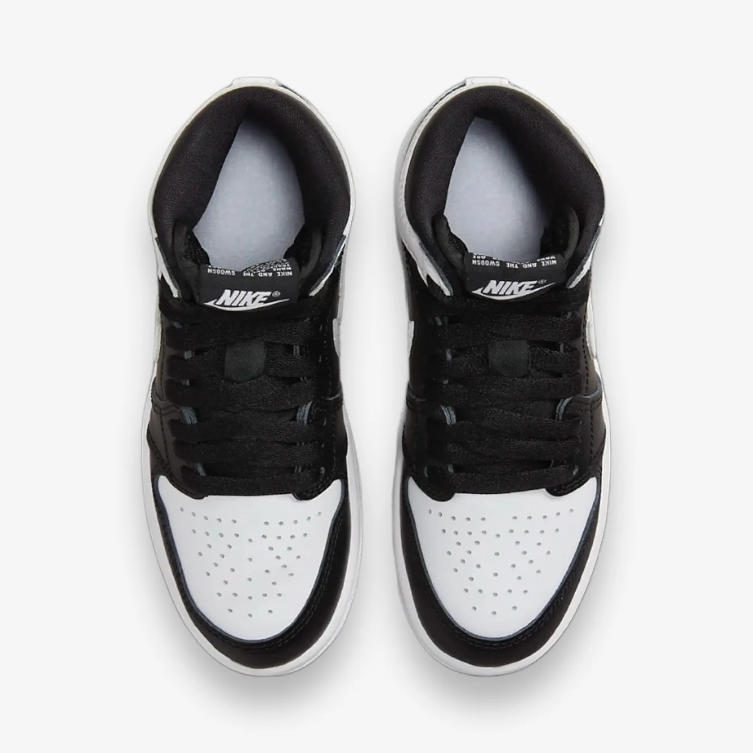 Jordan 1 Retro High OG PS Black White Pre School FD1412-010