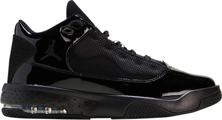 Jordan Max Aura 2 GS Triple Black sneakers, black