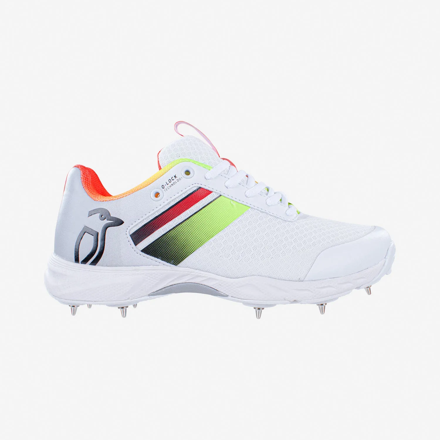 Kookaburra KC 2.0 Spike Cricket Shoes Black/White and Red/White