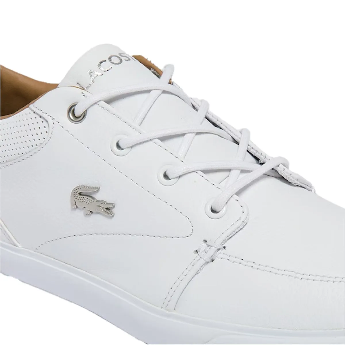 LACOSTE 7-37CMA007321G BAYLISS 119 1 MN'S (Medium) White/White Leather & Synthetic Lifestyle Shoes