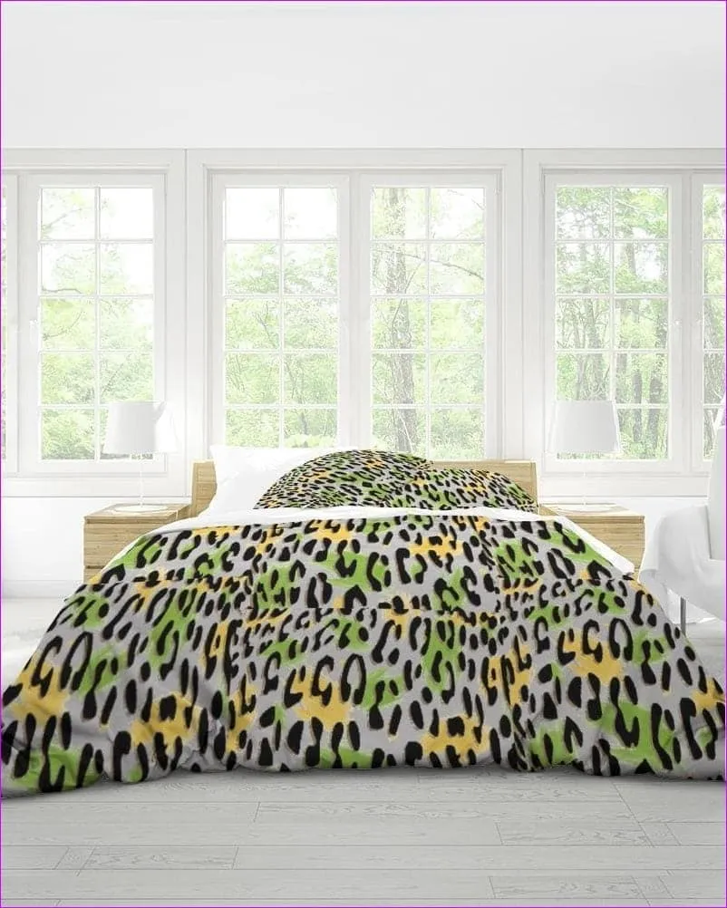 Leopard Splash Home King Duvet Cover Set