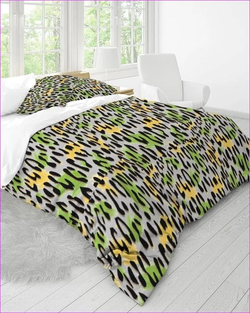 Leopard Splash Home King Duvet Cover Set