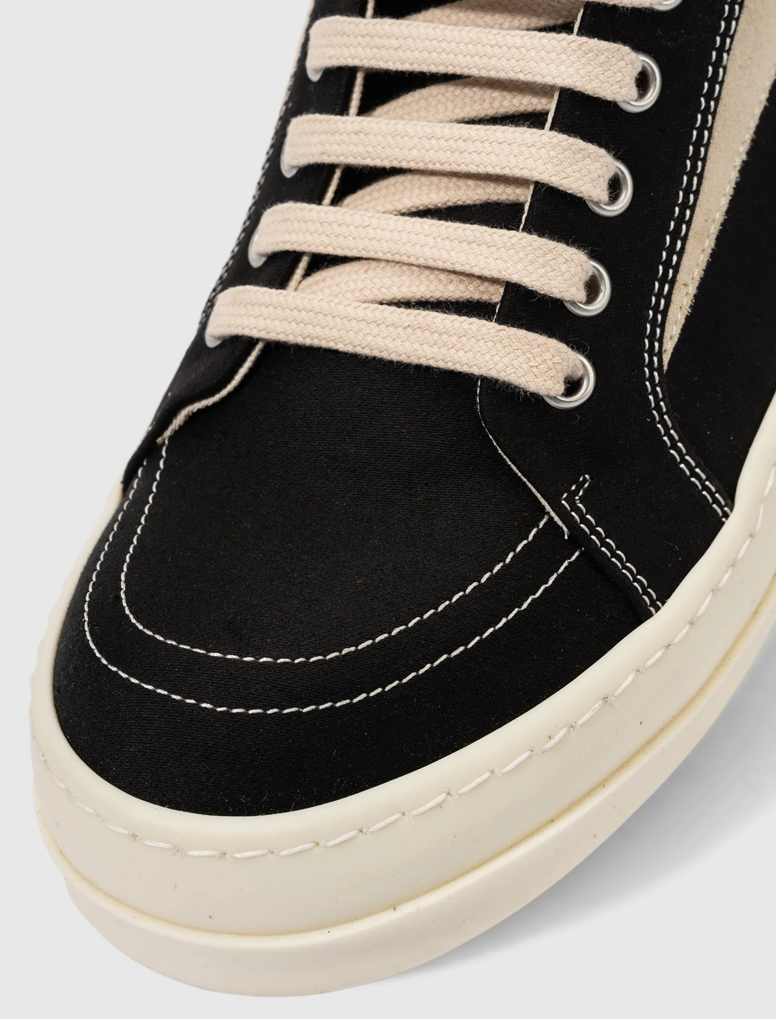 LIDO DRKSHDW VINTAGE HIGH SNEAKERS "BLACK/MILK"