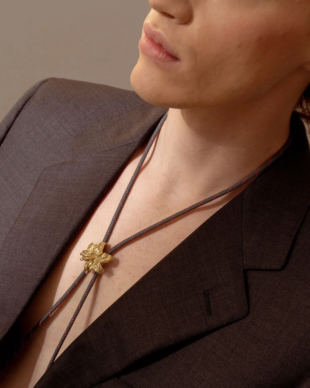 Lily Bolo Tie Brown