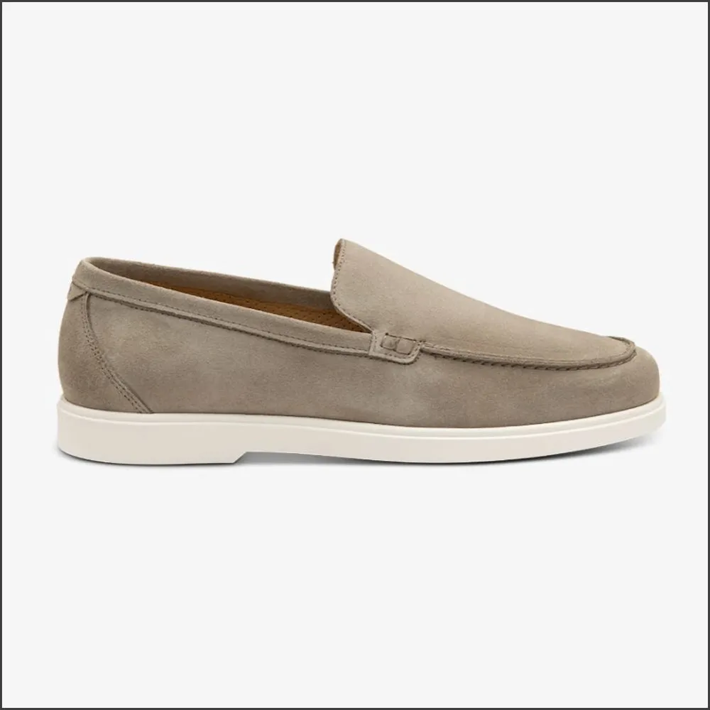 Loake Tuscany Stone Suede Loafer--