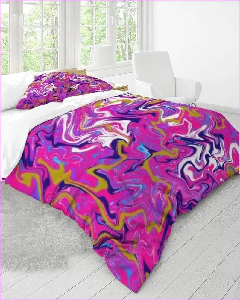 Marbled Pixie King Duvet Cover Set