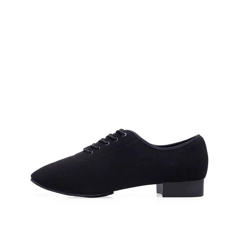 Men Black Oxford Latin Practice Trainning Dance Shoes