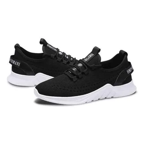 Men Breathable Mesh Athletic Shoes Casual Sports Shoes