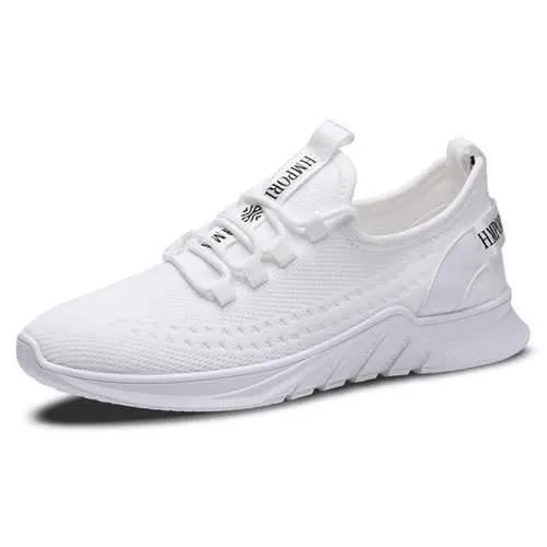 Men Breathable Mesh Athletic Shoes Casual Sports Shoes