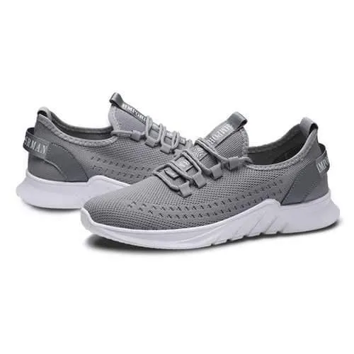 Men Breathable Mesh Athletic Shoes Casual Sports Shoes