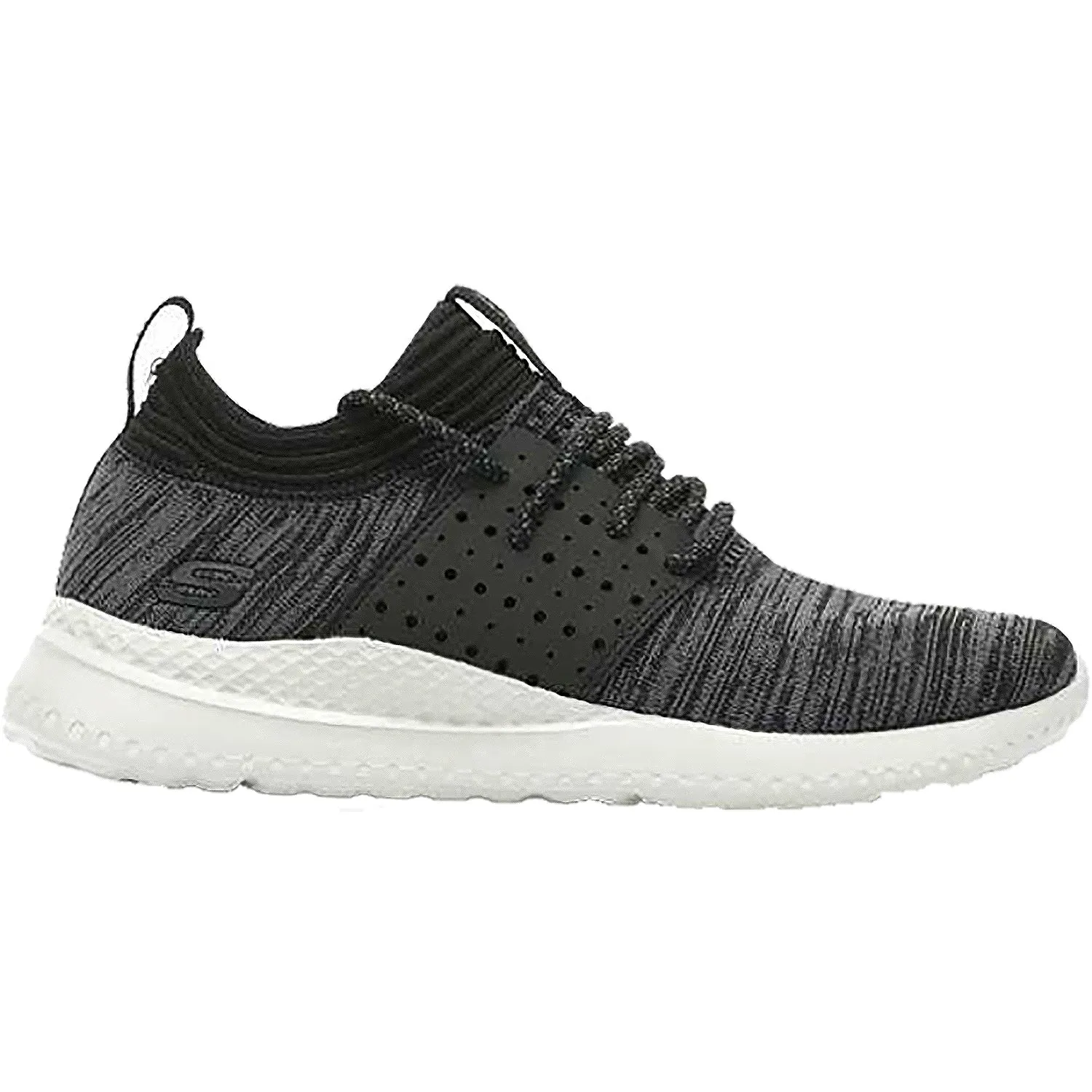 Men's Skechers Matera Knocto Black/Grey Fabric Mesh