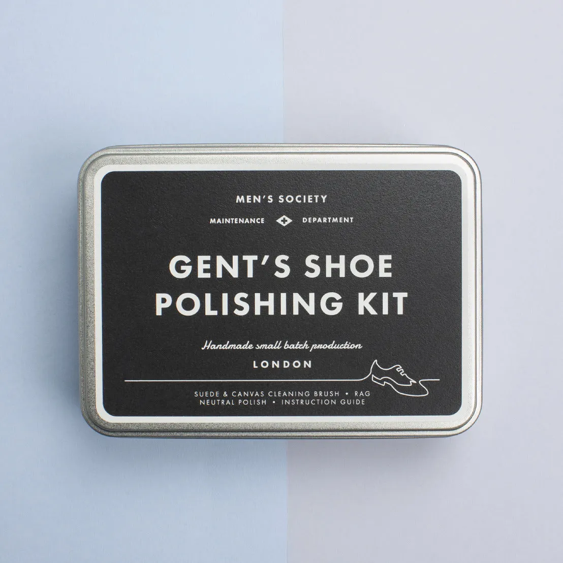 Mens Society - GENT'S SHOE POLISHING KIT TIN