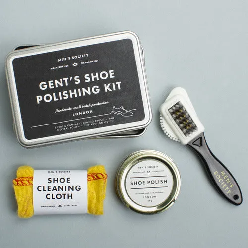 Mens Society - GENT'S SHOE POLISHING KIT TIN