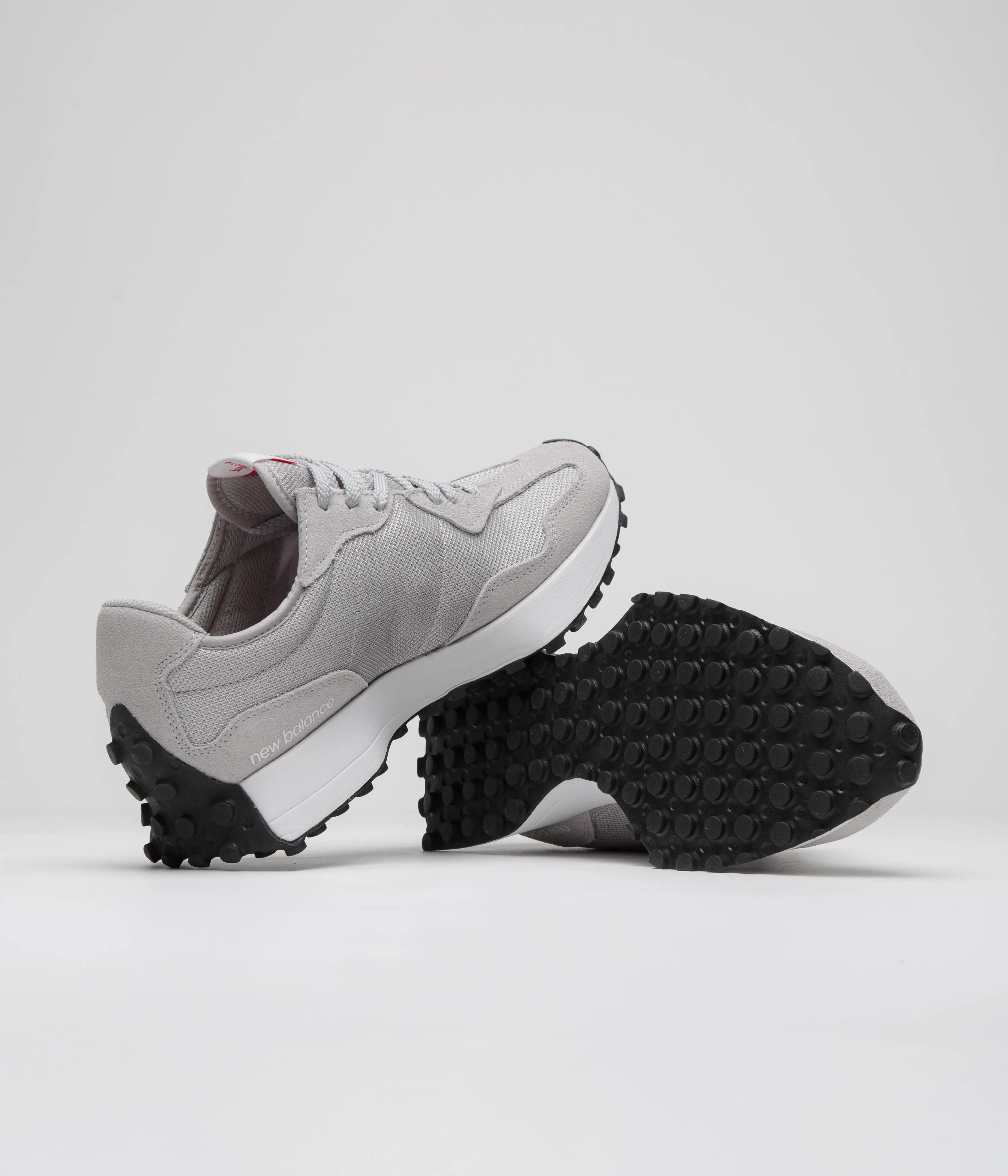 New Balance 327 Shoes - Rain Cloud / White