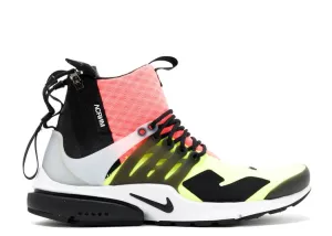 Nike ACRONYM X AIR PRESTO MID 'MULTICOLOR' sneakers, white