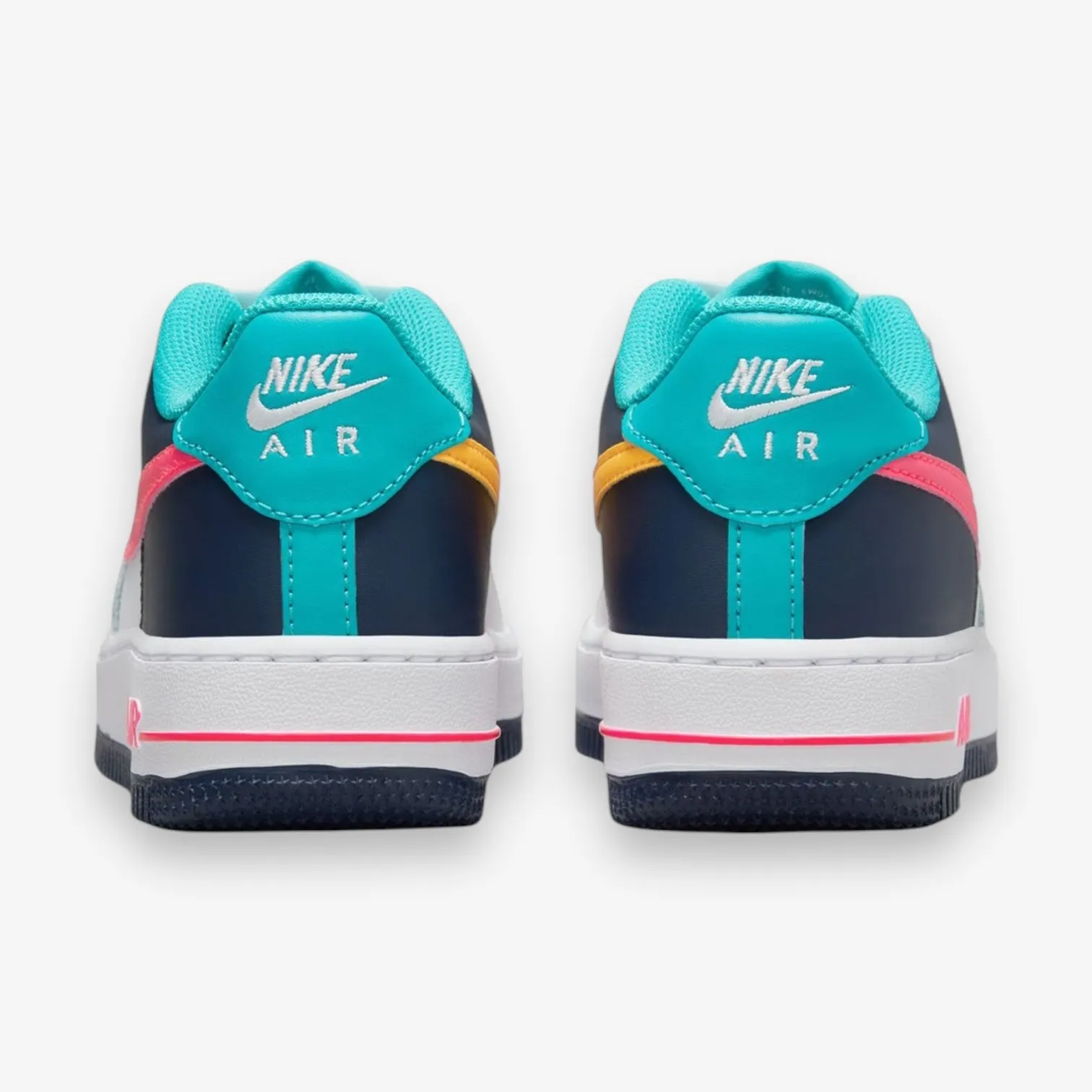 Nike AIR FORCE 1 BG WHITE/RACER PINK-THUNDER BLUE HF4793-100