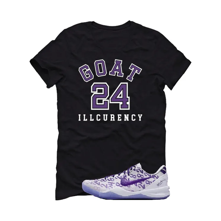 Nike Kobe 8 "Court Purple" | illcurrency Black T-Shirt (Goat 24)