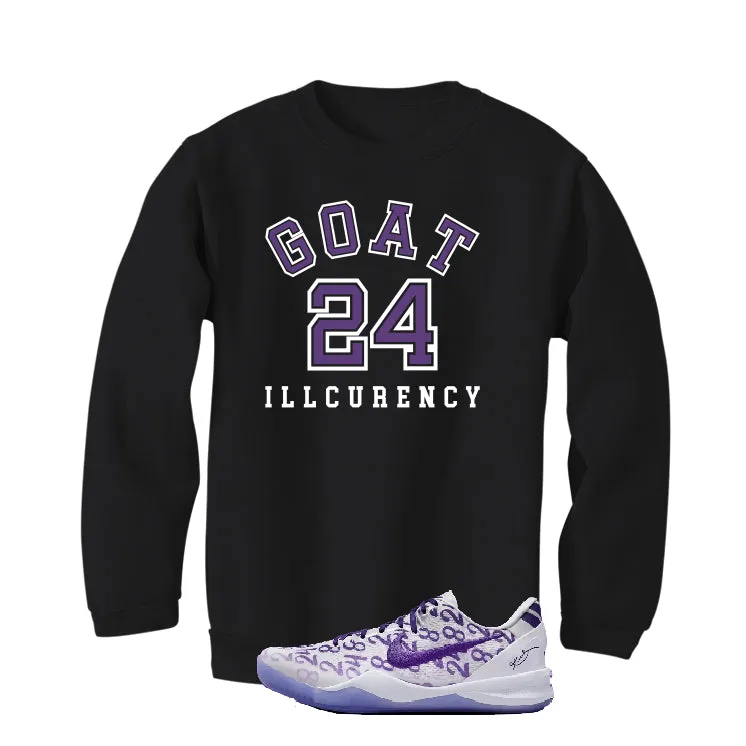 Nike Kobe 8 "Court Purple" | illcurrency Black T-Shirt (Goat 24)