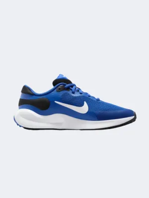 Nike Revolution 7 Gs Boys Running Shoes Royal/White/Black