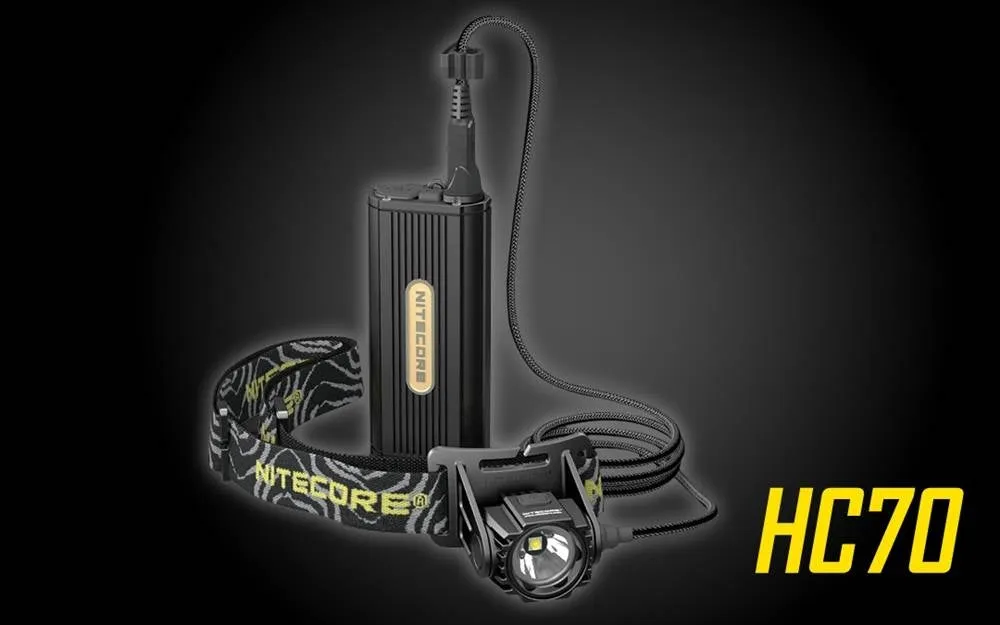 Nitecore HC70 1000 Lumen 2 x 18650 CREE XM-L2 U2 LED Flashlight