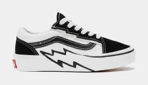 Old Skool Bolt 2-Tone Preschool Lifestyle Shoes (Black/White)