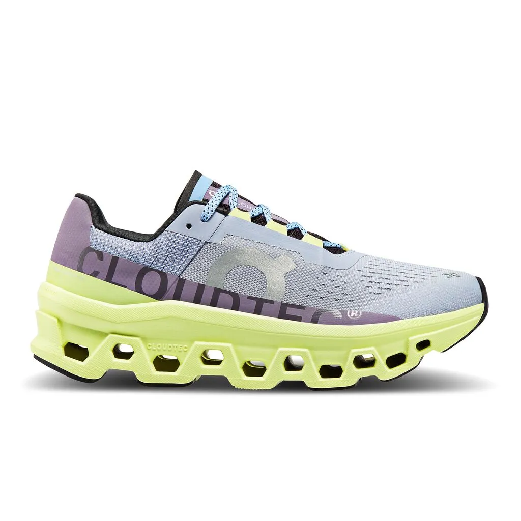 'On Running' Women's Cloudmonster - Nimbus / Hay