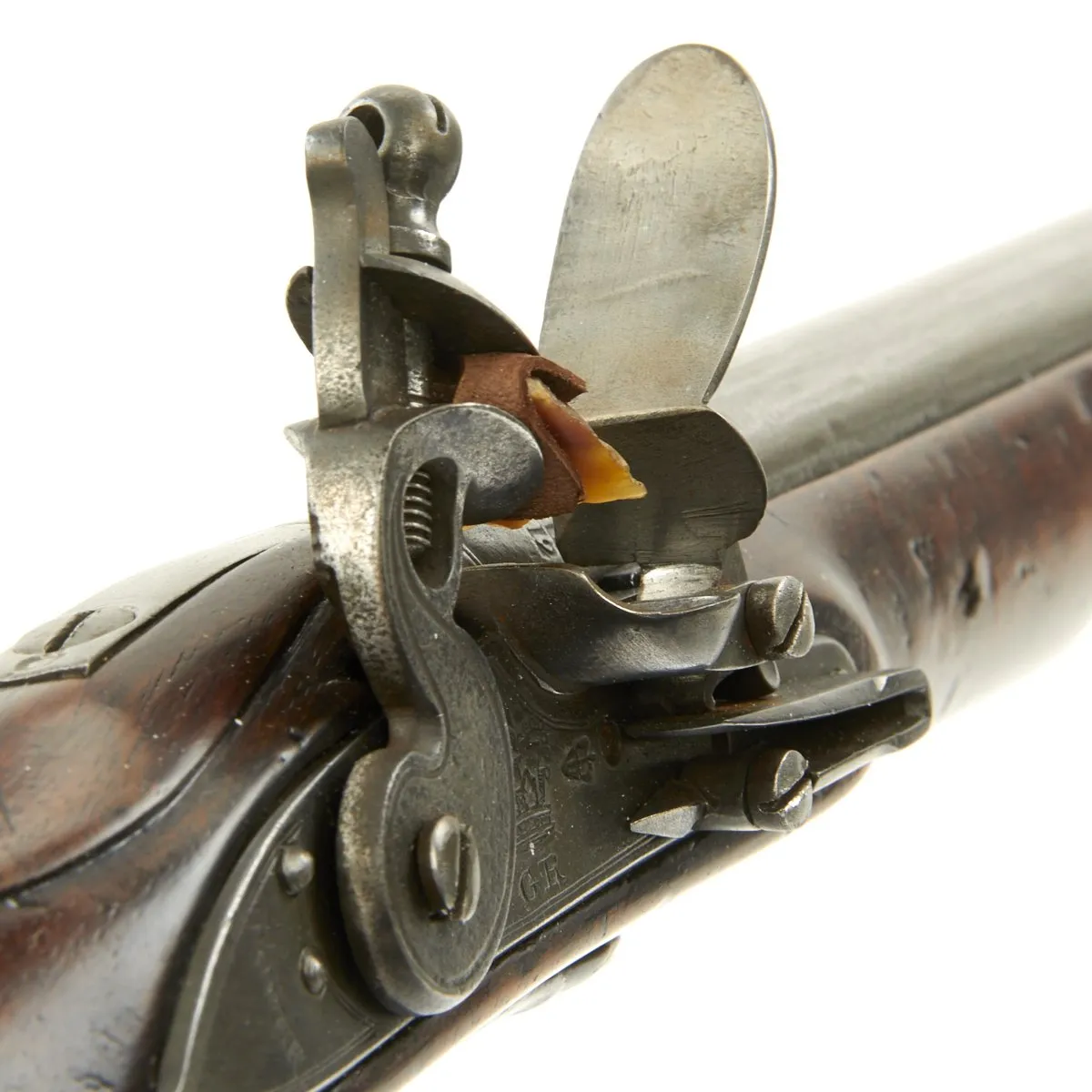 Original British Napoleonic Era Pattern 1800 Sea Service Tower-Marked Flintlock Pistol - c.1801