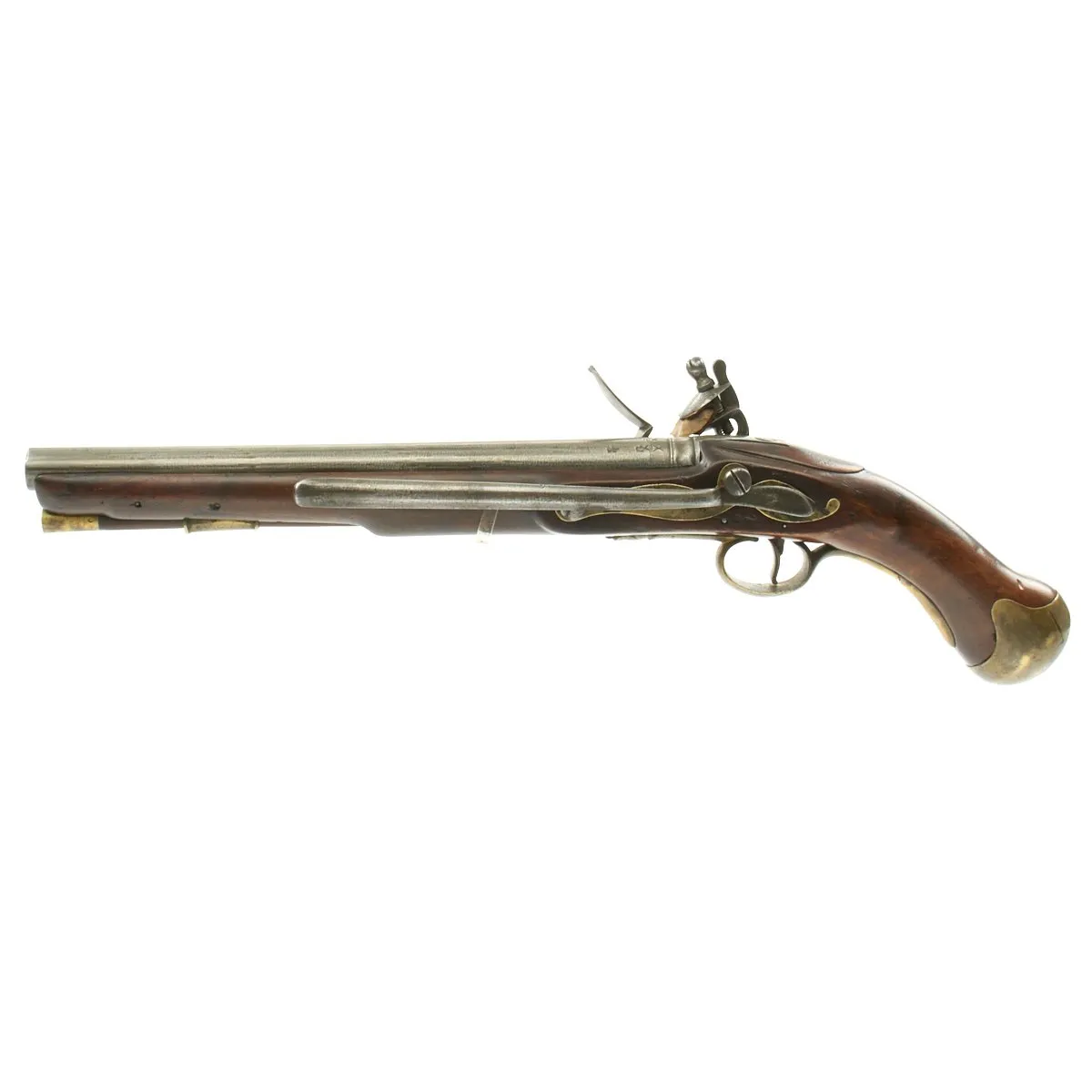 Original British Napoleonic Era Pattern 1800 Sea Service Tower-Marked Flintlock Pistol - c.1801