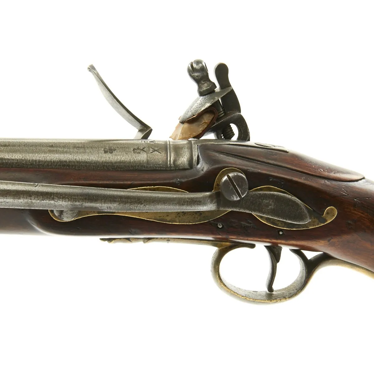 Original British Napoleonic Era Pattern 1800 Sea Service Tower-Marked Flintlock Pistol - c.1801