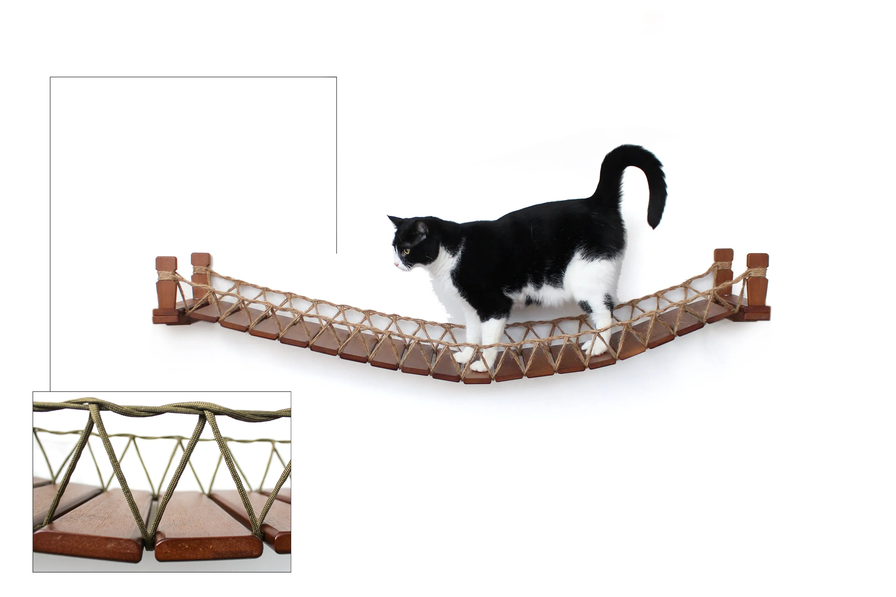 Our Wall-Mounted Cat Bridge