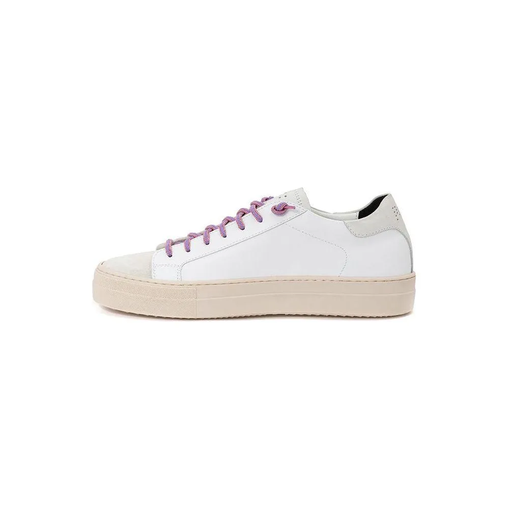 P448 White Leather Sneaker