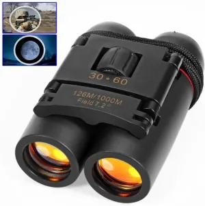 Pocket Size Compact 30X60 Telescopes Folding Binoculars