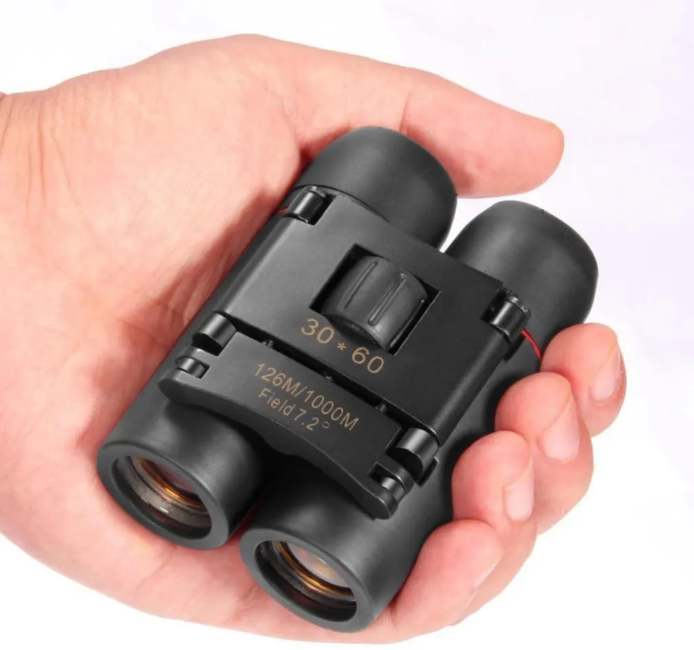 Pocket Size Compact 30X60 Telescopes Folding Binoculars