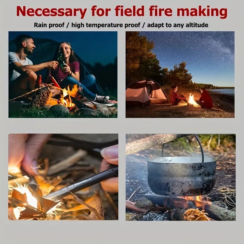 Portable Fire Starter Kit Essential Emergency Tool for Outdoor Survival