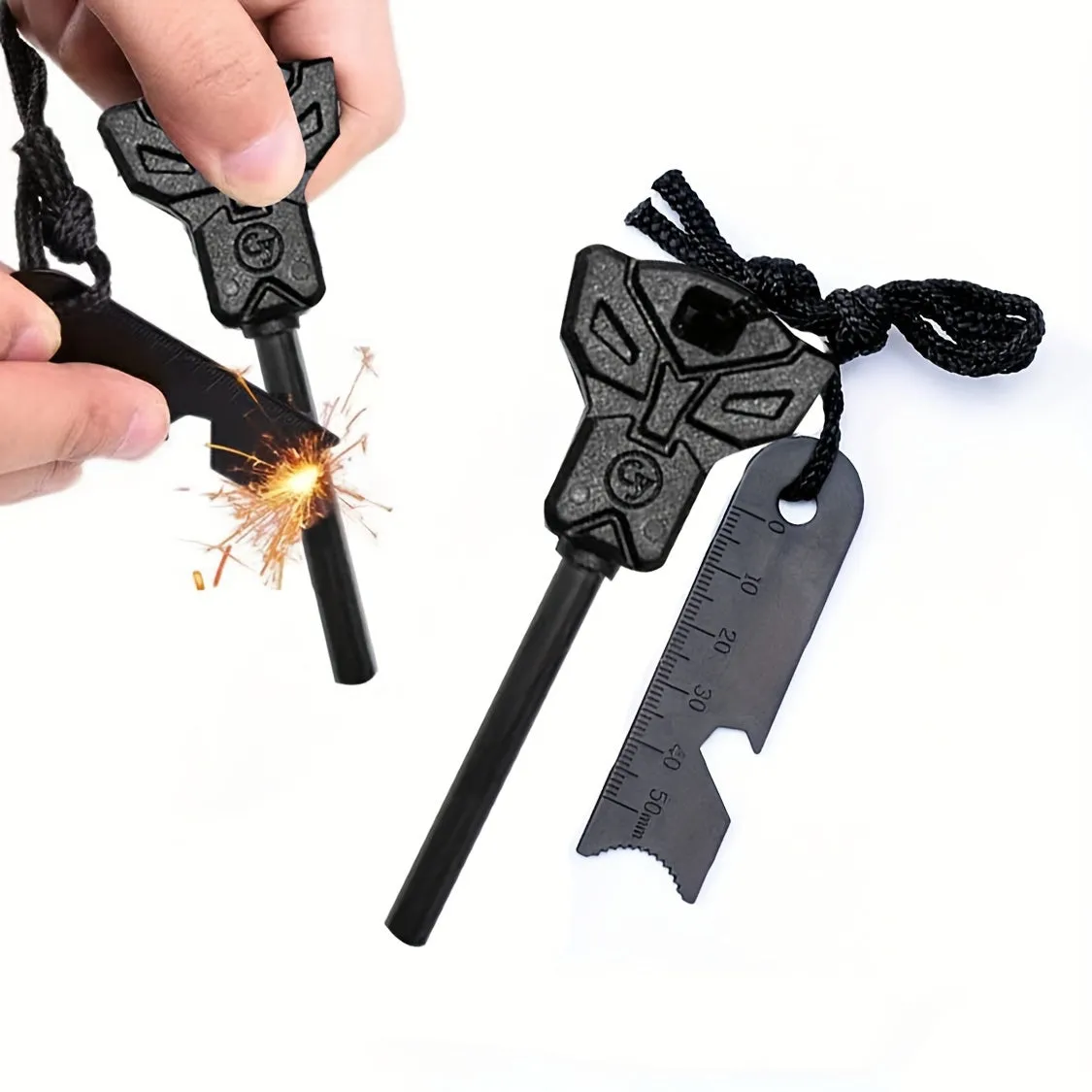 Portable Fire Starter Kit Essential Emergency Tool for Outdoor Survival