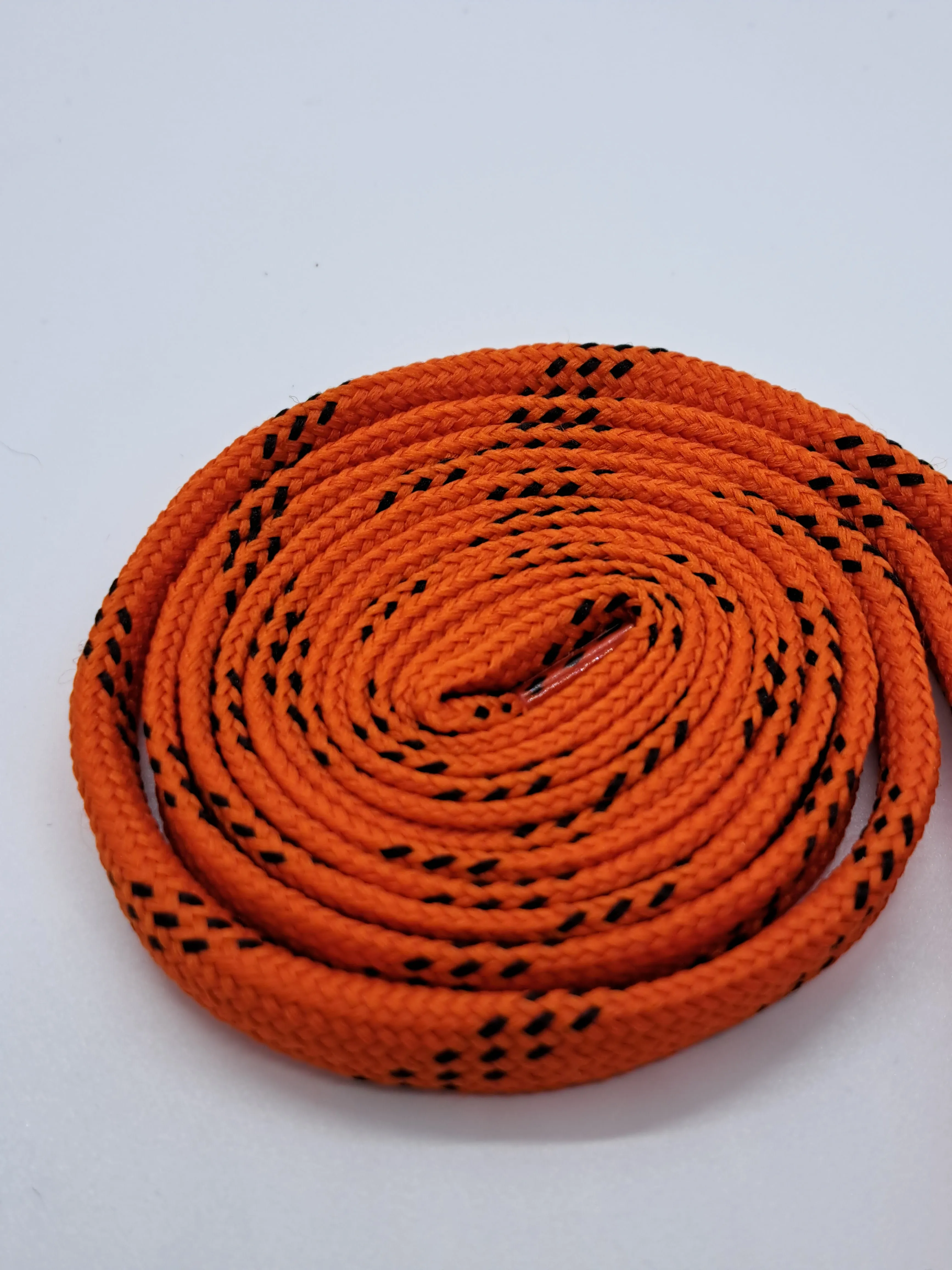 Premium Sport Laces - Orange with Black Accents