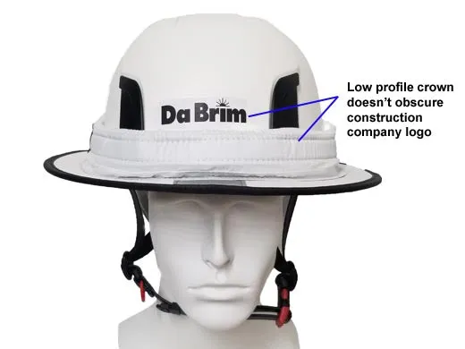 PRO Builder Construction Helmet Visor Brim