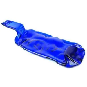 Recycled Blue Glass Bottle Tray Tili Glass